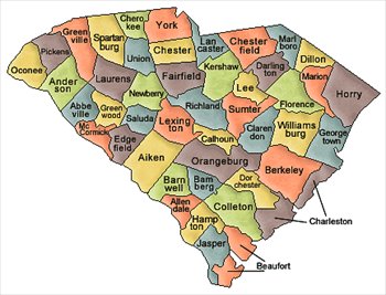 South Carolina and Counties